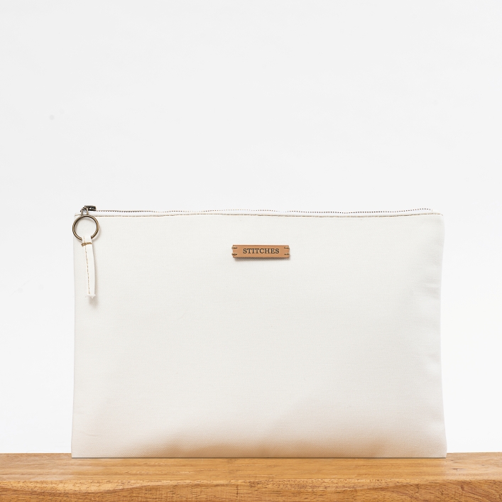 White Laptop Cover